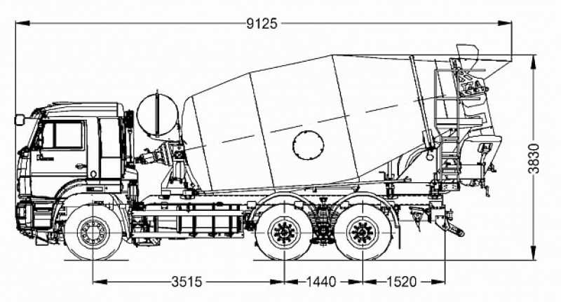 КАМАЗ 5814V2 Автобетоносмеситель