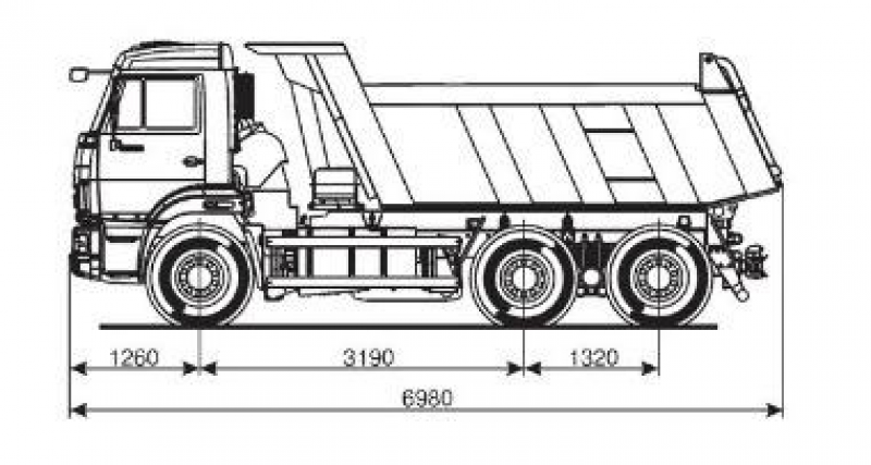 65115-3026058-50 Самосвал КамАЗ