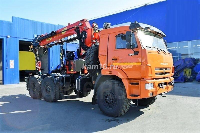 КАМАЗ 43118 тягач с КМУ Palfinger Инман 200
