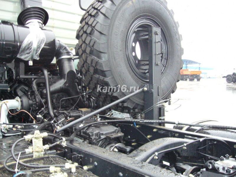 Установка ДЗК(держатель запасного колеса) за кабину